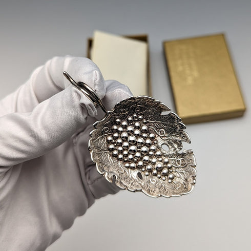 1939年 ヴィンテージ 純銀製 ティーキャディースプーン 19世紀復刻品 メトロポリタン美術館